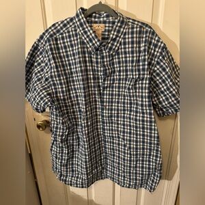 NEW Men's Blue Checkered Shirt